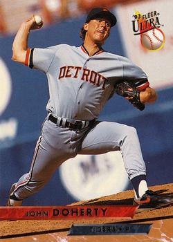 #196 John Doherty - Detroit Tigers - 1993 Ultra Baseball