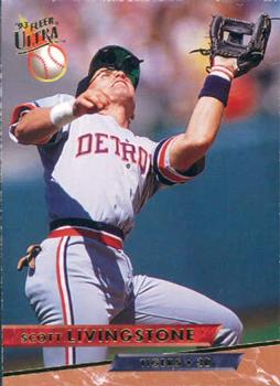 #202 Scott Livingstone - Detroit Tigers - 1993 Ultra Baseball