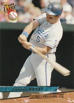 #206 George Brett - Kansas City Royals - 1993 Ultra Baseball