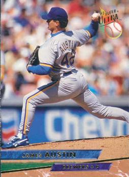 #217 James Austin - Milwaukee Brewers - 1993 Ultra Baseball