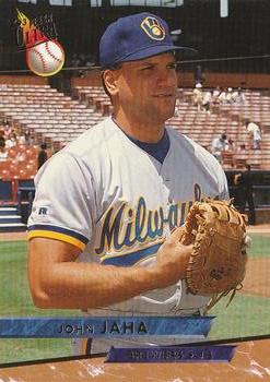 #221 John Jaha - Milwaukee Brewers - 1993 Ultra Baseball