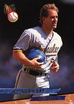 #224 B.J. Surhoff - Milwaukee Brewers - 1993 Ultra Baseball