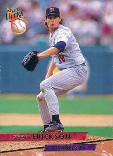 #230 Scott Erickson - Minnesota Twins - 1993 Ultra Baseball