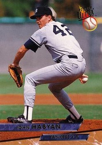 #241 John Habyan - New York Yankees - 1993 Ultra Baseball