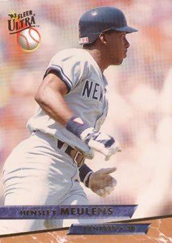 #245 Hensley Meulens - New York Yankees - 1993 Ultra Baseball