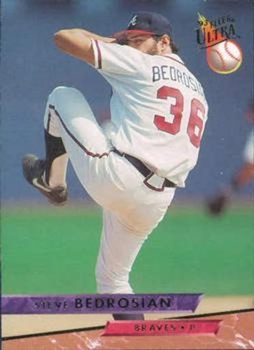 #301 Steve Bedrosian - Atlanta Braves - 1993 Ultra Baseball