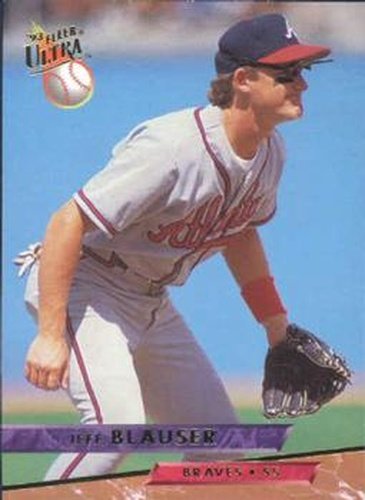 #302 Jeff Blauser - Atlanta Braves - 1993 Ultra Baseball
