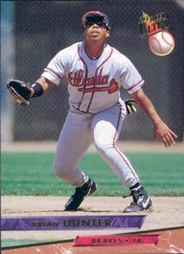 #305 Brian Hunter - Atlanta Braves - 1993 Ultra Baseball