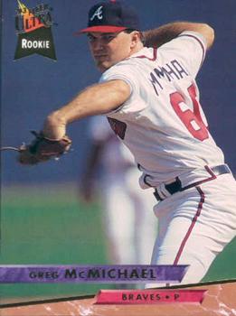 #308 Greg McMichael - Atlanta Braves - 1993 Ultra Baseball
