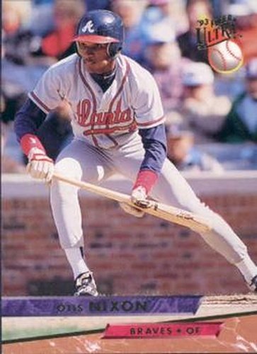 #310 Otis Nixon - Atlanta Braves - 1993 Ultra Baseball