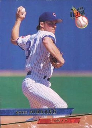 #315 Greg Hibbard - Chicago Cubs - 1993 Ultra Baseball