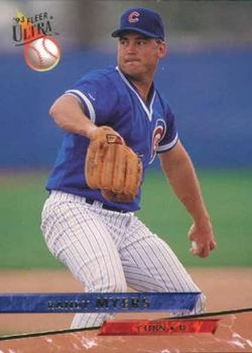 #317 Randy Myers - Chicago Cubs - 1993 Ultra Baseball
