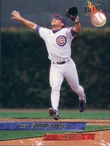 #319 Rey Sanchez - Chicago Cubs - 1993 Ultra Baseball