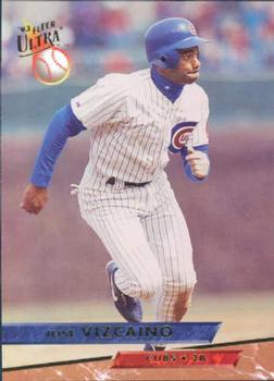 #322 Jose Vizcaino - Chicago Cubs - 1993 Ultra Baseball