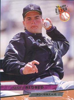 #338 Scott Aldred - Colorado Rockies - 1993 Ultra Baseball