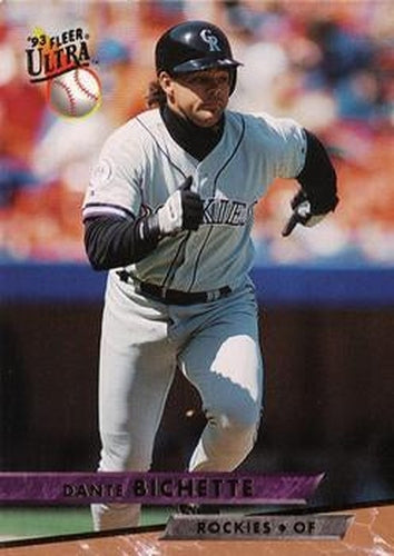 #341 Dante Bichette - Colorado Rockies - 1993 Ultra Baseball