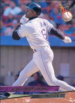 #343 Daryl Boston - Colorado Rockies - 1993 Ultra Baseball