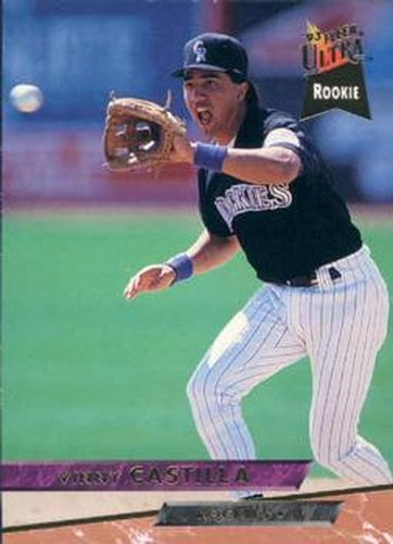 #344 Vinny Castilla - Colorado Rockies - 1993 Ultra Baseball