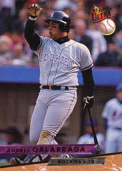 #347 Andres Galarraga - Colorado Rockies - 1993 Ultra Baseball