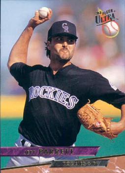 #355 Jeff Parrett - Colorado Rockies - 1993 Ultra Baseball