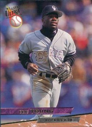 #361 Eric Young - Colorado Rockies - 1993 Ultra Baseball