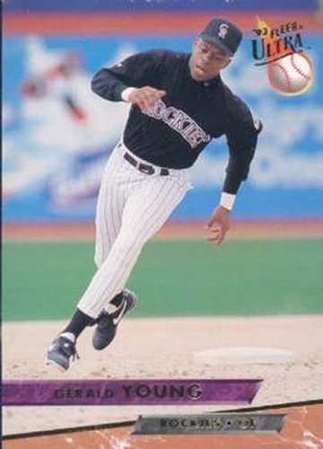 #362 Gerald Young - Colorado Rockies - 1993 Ultra Baseball