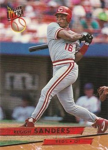 #36 Reggie Sanders - Cincinnati Reds - 1993 Ultra Baseball