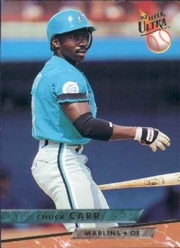 #370 Chuck Carr - Florida Marlins - 1993 Ultra Baseball