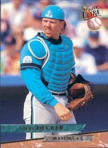 #372 Steve Decker - Florida Marlins - 1993 Ultra Baseball