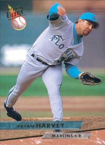 #377 Bryan Harvey - Florida Marlins - 1993 Ultra Baseball