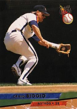 #37 Craig Biggio - Houston Astros - 1993 Ultra Baseball
