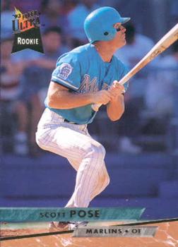 #384 Scott Pose - Florida Marlins - 1993 Ultra Baseball