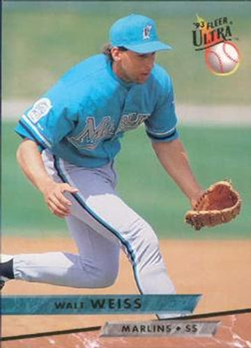 #387 Walt Weiss - Florida Marlins - 1993 Ultra Baseball