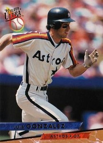 #40 Luis Gonzalez - Houston Astros - 1993 Ultra Baseball