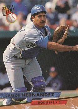 #400 Carlos Hernandez - Los Angeles Dodgers - 1993 Ultra Baseball