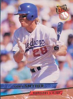 #405 Cory Snyder - Los Angeles Dodgers - 1993 Ultra Baseball