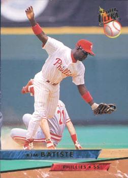#436 Kim Batiste - Philadelphia Phillies - 1993 Ultra Baseball