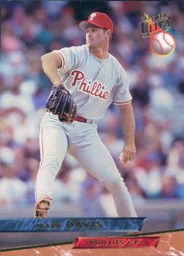 #437 Mark Davis - Philadelphia Phillies - 1993 Ultra Baseball