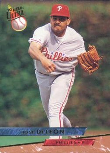 #438 Jose DeLeon - Philadelphia Phillies - 1993 Ultra Baseball