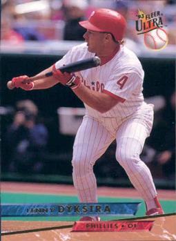 #439 Lenny Dykstra - Philadelphia Phillies - 1993 Ultra Baseball