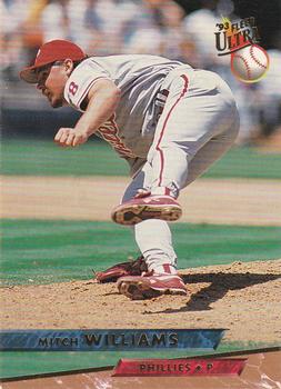 #448 Mitch Williams - Philadelphia Phillies - 1993 Ultra Baseball
