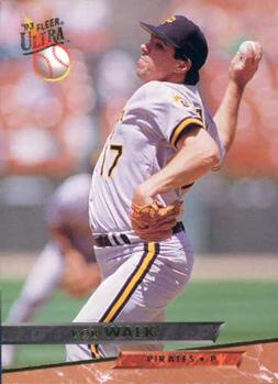 #458 Bob Walk - Pittsburgh Pirates - 1993 Ultra Baseball