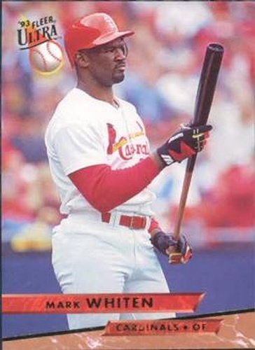 #468 Mark Whiten - St. Louis Cardinals - 1993 Ultra Baseball