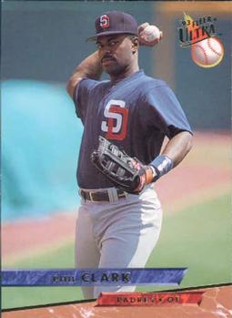 #470 Phil Clark - San Diego Padres - 1993 Ultra Baseball