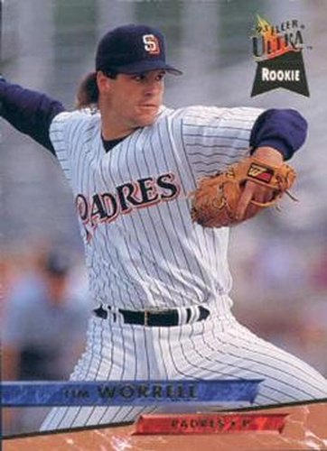 #480 Tim Worrell - San Diego Padres - 1993 Ultra Baseball