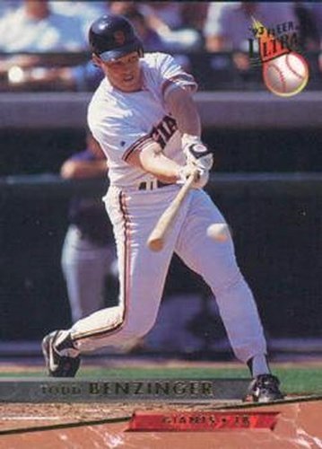 #481 Todd Benzinger - San Francisco Giants - 1993 Ultra Baseball