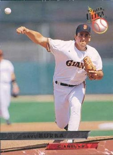 #484 Dave Burba - San Francisco Giants - 1993 Ultra Baseball
