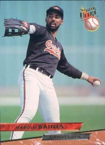 #492 Harold Baines - Baltimore Orioles - 1993 Ultra Baseball