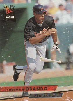 #497 Sherman Obando - Baltimore Orioles - 1993 Ultra Baseball