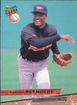#499 Harold Reynolds - Baltimore Orioles - 1993 Ultra Baseball
